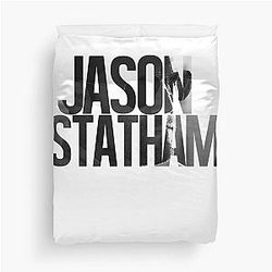 Cool Vintage Jason Statham Best Men Duvet Cover