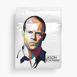 Beautiful Jason Statham for Movie Fans Duvet Cover
