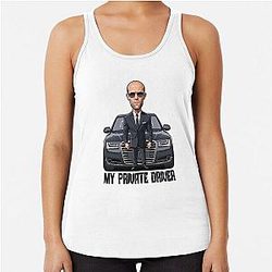My Private Driver Jason Statham Transporter Racerback Tank Top