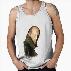 Jason Statham Digital Painting Tank Top