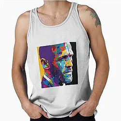 Jason Statham Paperback Art Tank Top