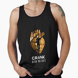 Gifts for men crank high voltage Jason Statham graphic t-shirt tank top