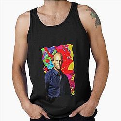 Jason Statham Celebrity Gift Music Fans Tank Top