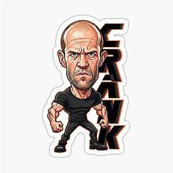 Funny Jason Statham Adrenaline Sticker