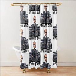 My Private Driver Jason Statham Transporter Shower Curtain