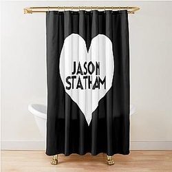 Love Jason Statham Shower Curtain
