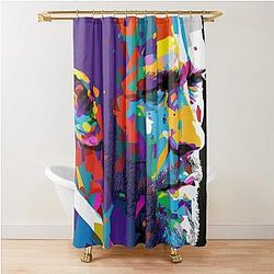 Jason Statham Art Shower Curtain