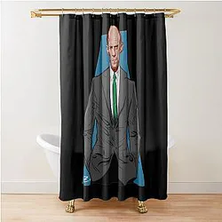Funny Gift for Jason Statham by Paul Cemmick Gifts for Fans Shower Curtain