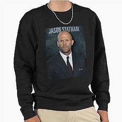 Retro Vintage Jason Statham Pullover Sweatshirt