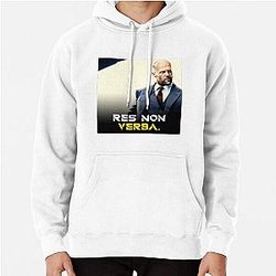 Jason Statham Motivational Quote Res Non Verba Cool Pullover Hoodie