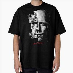 Black and white Jason Statham oversized T-Shirt