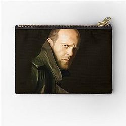 Jason Statham Digital Painting Zipper Pouch