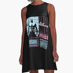 Funny Gifts For Jason Statham Calisthenics Iconic Fitness Fans A Line Dress