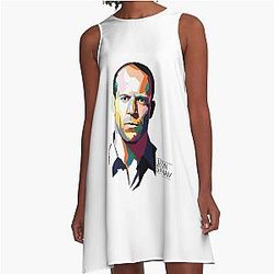 Beautiful Jason Statham Premium For Movie Fans A-Line Dress