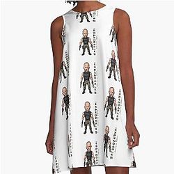 A Funny Caricature of The Expendables Jason Statham Dress