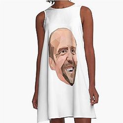Love Funny Man Jason Statham Poly Art Gifts For Everyone A-Line Dress