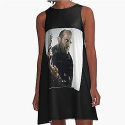 Jason Statham Fans Movie A-Line Dress