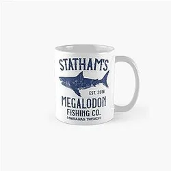 The Meg Movie Jason Statham Megalodon Shark Classic Mug