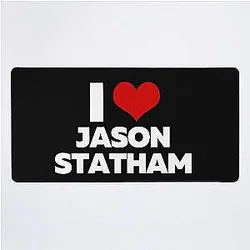 I Love Jason Statham Desk Mat