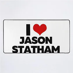 I Love Jason Statham Desk Mat