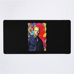 Mens Funny Jason Statham Celebrity Gift For Music Fans Desk Mat