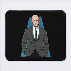 Funny Gift for Jason Statham Illustration by Paul Cemmick Gifts for Fan Mouse Pad