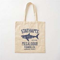 The Meg - Jason Statham - Megalodon Shark Fishing Tote Bag