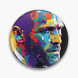 Jason Statham Art (Original) Pin