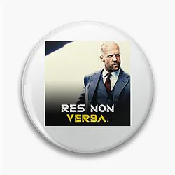 Day Gift Jason Statham Motivational Quote Pin