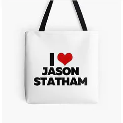 I Love Jason Statham Tote Bag