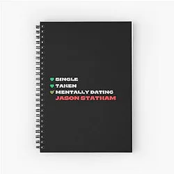 Jason Statham Spiral Notebook