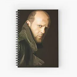 Jason Statham Digital Painting Notebook