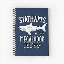 The Meg Jason Statham Megalodon Shark Fishing Notebook