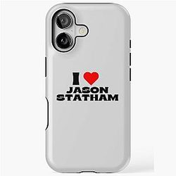 I Love Jason Statham Black iPhone Tough Case