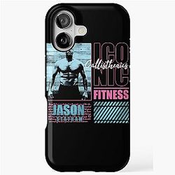 Funny Gifts for Jason Statham Calisthenics Iconic Fitness Gift for Fans iPhone Tough Case