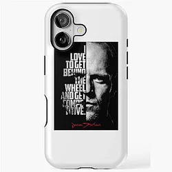 For Men's Black White Jason Statham Quote Awesome Movie Fans iPhone Tough Case
