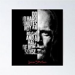 Gift For Men Jason Statham Quote Awesome Movie Fan Poster