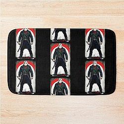 Retro Jason Voorhees Bath Mat