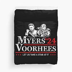 Michael Myers Jason Voorhees 2024 Duvet Cover