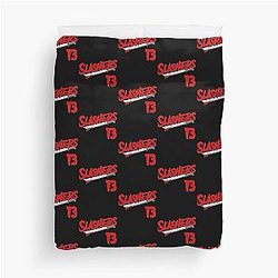Jason Voorhees 13 Jersey Horror Movie Perfect Gift Duvet Cover