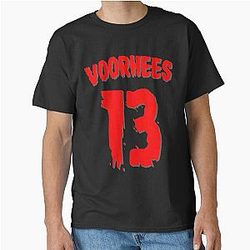 Slasher's 13 Jersey - Horror Movie Perfect Gift - Jason Voorhees Gift Classic T-Shirt
