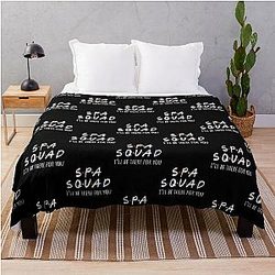 Spa shirt. Massage therapist shirt. Spa specialist. Spa birthday party. Spa day shirt. Spa gift shirt. Black shirt - Perfect gift - Jason Voorhees gift Throw blanket.