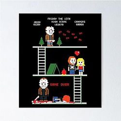 Jason Voorhees Horror Movie Story Trailer Poster