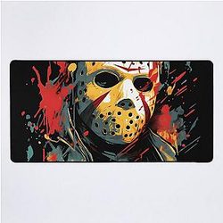 Jason Voorhees-Inspired Desk Mat