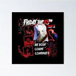 Jason Voorhees Friday the 13th Part II 1981 Poster
