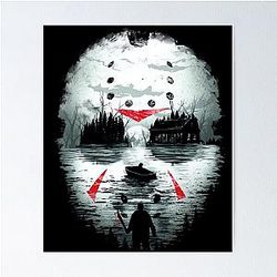 Jason Voorhees Horror Poster