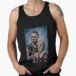 Michael Myers Jason Voorhees Stepbrothers Funny Tank Top