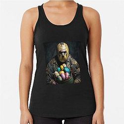 Jason Voorhees Easter Racerback Tank Top