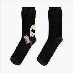 Jason Voorhees Illustration Classic T-Shirt Socks becomes Jason Voorhees Classic T-Shirt Socks
