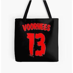 Slashers Jason Voorhees 13 Jersey Horror Movie Perfect Gift for Him Tote Bag